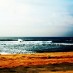 Lombok, : debur ombak di pantai ngantep
