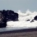 Jawa Barat , Pantai Karang Paranje, Garut – Jawa Barat : deburan ombak pantai karang paranje