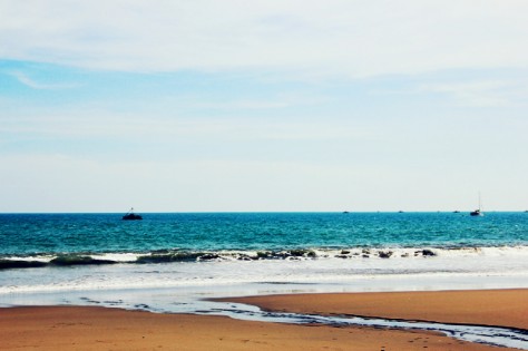 laut yang biru di pantai citepus - Jawa Barat : Pantai Citepus, Sukabumi – Jawa Barat