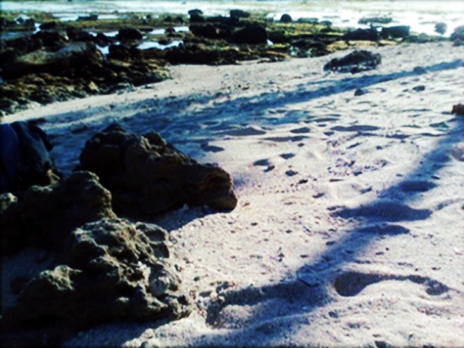 Jawa Barat , Pantai Karapyak, Ciamis – Jawa Barat : Pasir Pantai Dan Batu Karang Yang Menghiasi Pantai Karapyak