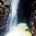 Papua, : pintu masuk goa di air terjun banyu anjlok