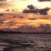 DKI Jakarta, : saat senja di pantai ujong blang