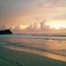Bengkulu, : senja di Pantai Ngantep