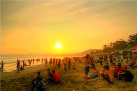 senja di pantai citepus - Jawa Barat : Pantai Citepus, Sukabumi – Jawa Barat