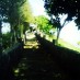 Pulau Cubadak, : tangga yang didesain seperti miniatur Tembok Cina di Pantai lembah putri