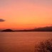 Pulau Cubadak, : waktu senja di pantai ule