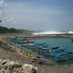 Sumatera Barat, : Jajaran Kapal Nelayan Di Pantai Pamayangsari