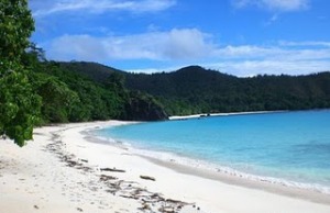 Pesisir Pantai Pulau Gag - Papua : Pulau Gag, Raja Ampat – Papua
