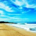 Jawa Barat , Pantai Pangumbahan Ujung Genteng, Sukabumi – Jawa Barat : hamparan pasir Pantai Pangumbahan