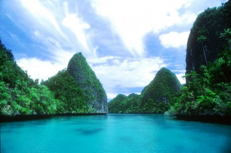 pesona Pulau Batang Pele - Papua : Pulau Batang Pele, Raja Ampat – Papua