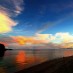 Lombok, : senja di pulau wayag
