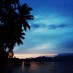 Jawa Tengah, : sunset di pulau Bacan