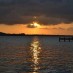 Bengkulu, : sunset di pulau hoga
