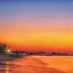 Lombok, : Sunset Di Pantai Pasir Kuning