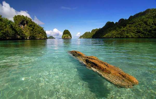 Papua , Pulau Rani, Raja Ampat – Papua : Panorama Pulau Rani