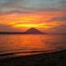 NTT, : sunset di pulau siladen