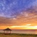 Lampung, : sunset si pulau kenawa