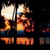 Sulawesi Utara, : suasana senja di teluk bima
