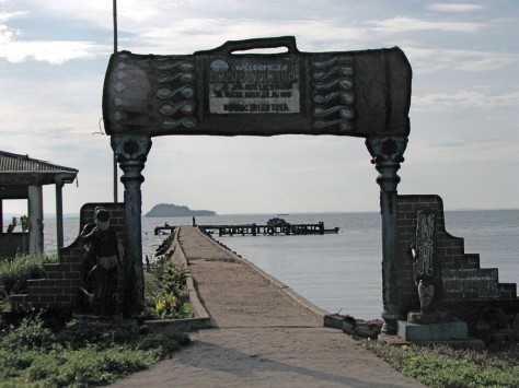 Gerbang Masuk Pulau Jefman - Papua : Pulau Jefman, Sorong – Papua