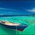 Maluku, : Ketenangan laut di Pulau Jemur