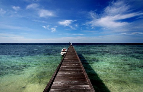 Panorama Pulau Kakaban - Kalimantan Timur : Pulau Kakaban, Berau – Kalimantan Timur