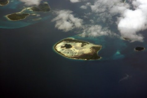 Pulau Walo Dari Udara - Papua : Pulau Walo, Raja Ampat – Papua
