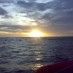 Lombok, : Sunset Di Pulau Sirabunan